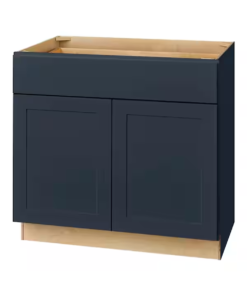 Blue Shaker Base Cabinet 36W