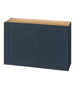 Blue Shaker Wall Cabinet 36W x 15H