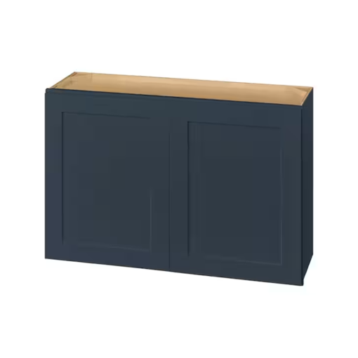 Blue Shaker Wall Cabinet 36W x 15H