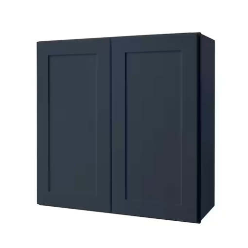 Blue Shaker Wall Cabinet 36W x 30H