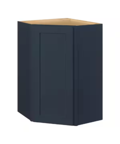 Blue Shaker Wall Diagonal Corner 24W x 30H