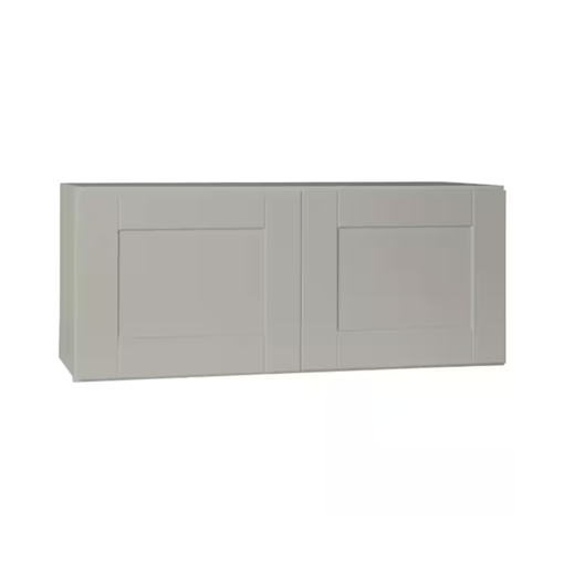 Dove Grey Shaker W 36 x 15 Dove Grey Shaker Wall Cabinet 36W x 15H