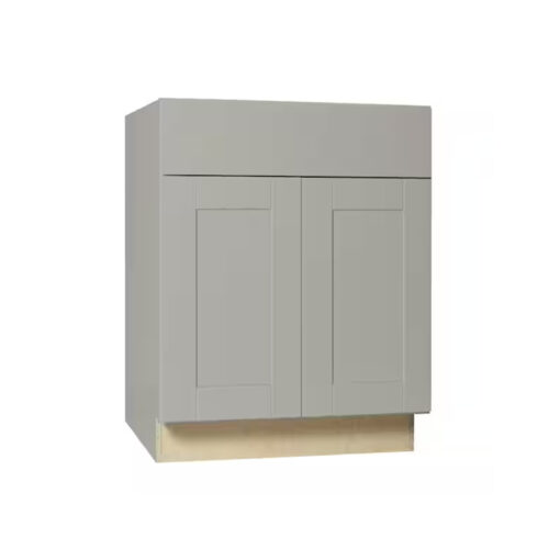 GRY-B24 Dove Grey Shaker Base Cabinet 24W