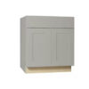 GRY-B27 Dove Grey Shaker Base Cabinet 27W