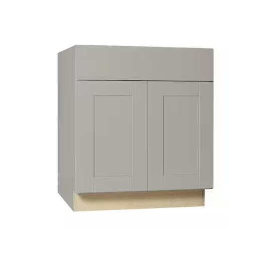 GRY-B27 Dove Grey Shaker Base Cabinet 27W