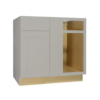 Gray Shaker BCB39 Dove Grey Shaker Blind Base Cabinet 39W