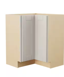 Dove Grey Shaker Lazy Susan Base Cabinet 36W