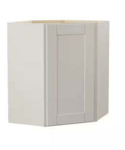 Dove Grey Shaker Wall Diagonal Corner 24W x 30H