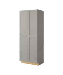 Dove Grey Shaker Wall Pantry 24W x 84H