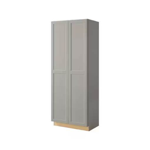 Dove Grey Shaker Wall Pantry 24W x 84H