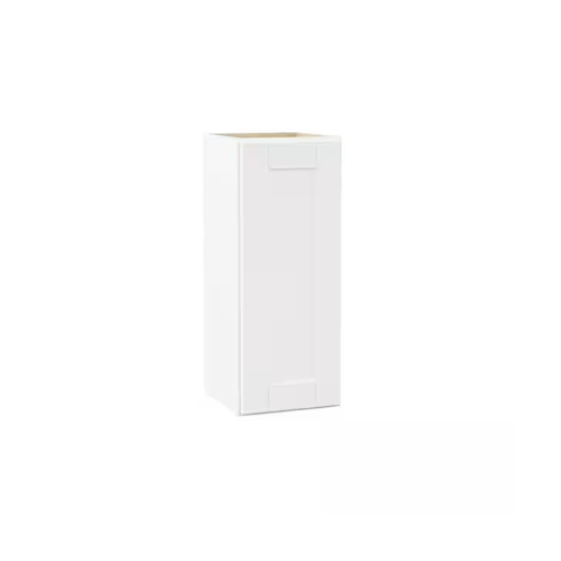 White Shaker W 12 x 30 White Shaker Wall Cabinet 12W x 30H