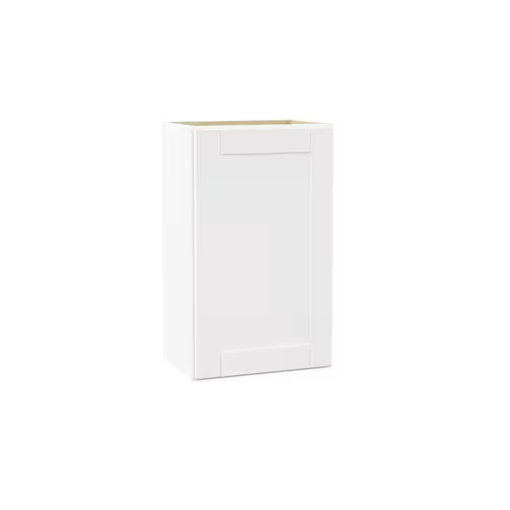 White Shaker W 18 x 30 White Shaker Wall Cabinet 18W x 30H