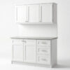 White Shaker Cabinet White Shaker Sink Base Cabinet 36W